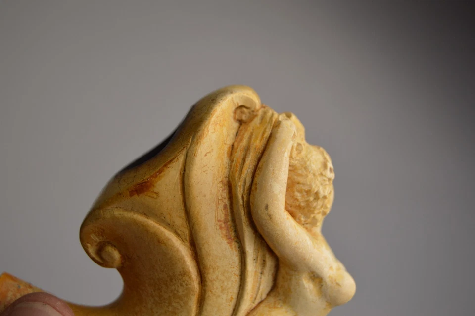 Pipa de mujer desnuda de espuma de mar de colección MLC estuche original coleccionable para fumar tabaco Foto 4 de 4