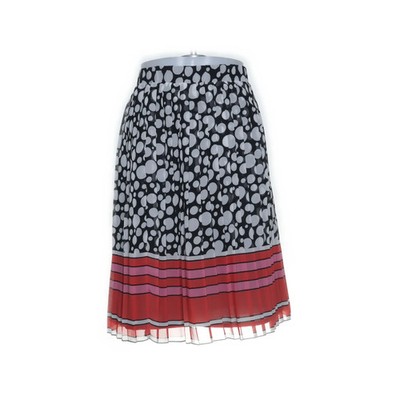 Heine, Rock, Größe: 42, Schwarz/Weiß/Rot/Pink, Damen #TGa