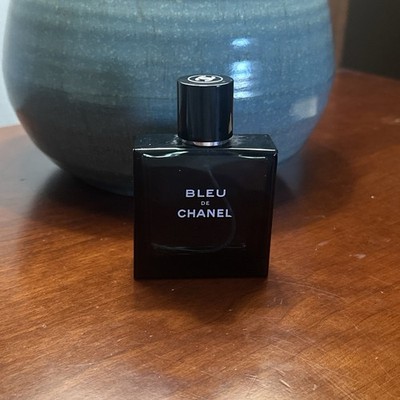 EMPTY Authentic Bleu De Chanel 1.7 Eau de Parfum Spray Bottle With Cap 50 ml