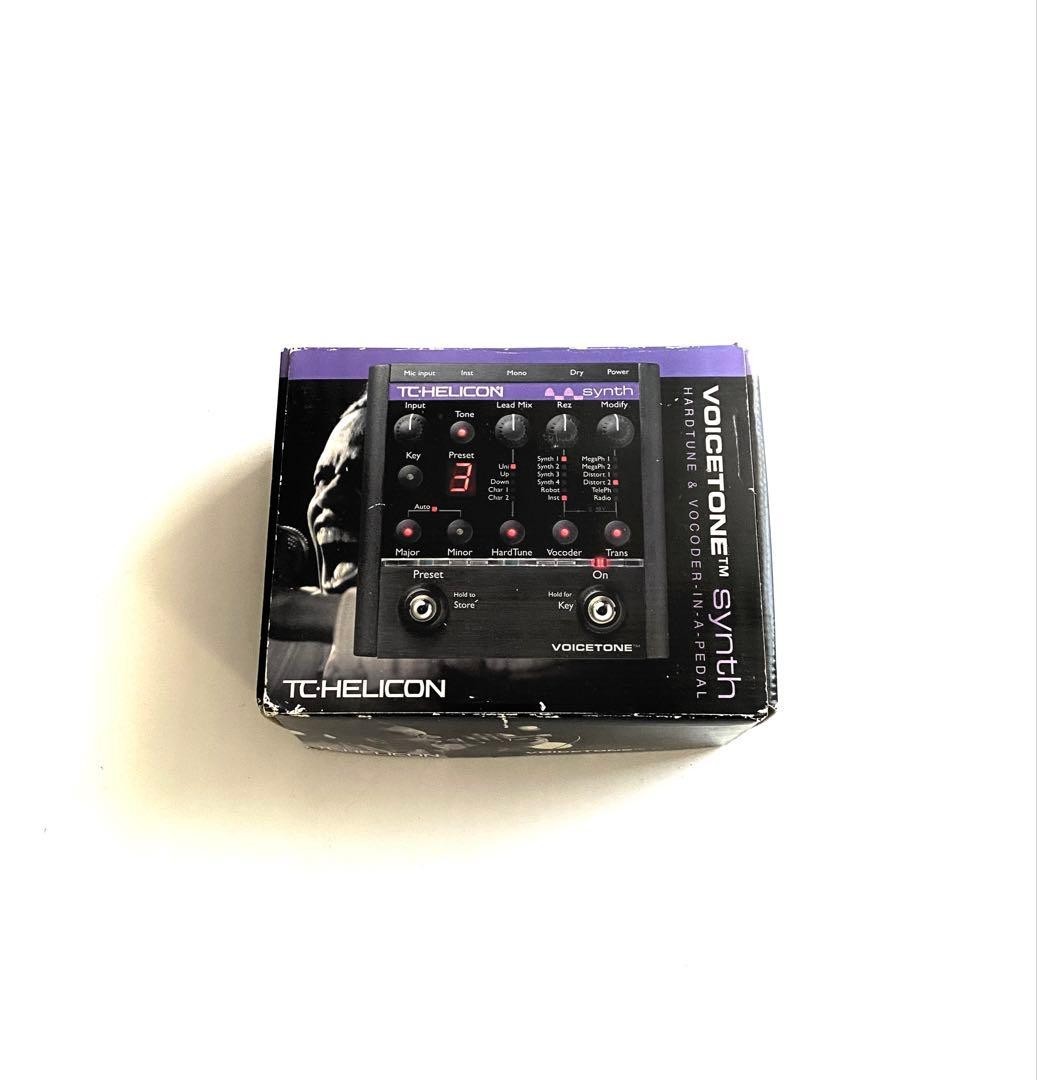 TC Helicon VoiceTone Synth Vocal Effects Processor Pedal Vocal