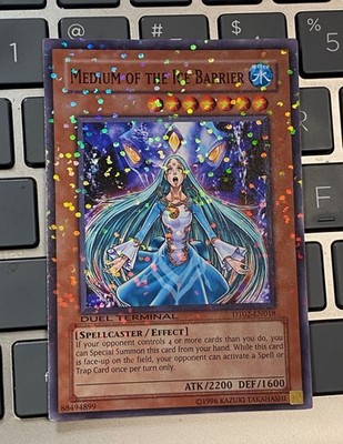 Yugioh Medium of the Ice Breaker / DT02-EN018 Duel Terminal nm condition card