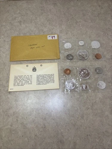 1965 Canada UNCIRCULATED Set -Royal Canadian Mint Sealed - w/ OGP 2sets
