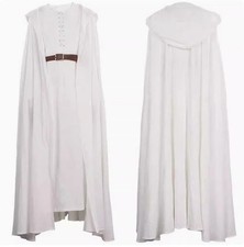sale The Lord of the Rings Gandalf White Cloak Cosplay Costume Halloween Party