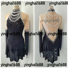 New figure skating dress Y0351--Black
