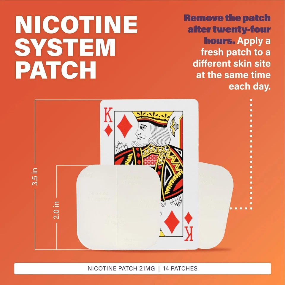 New 1-6 Pack Patches Rugby Clear Nicotine 21mg Transdermal System Patch Step1 - Image 4 of 4