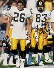 LOUIS LIPPS Signed Autographed 8x10 Action Photo..PITTSBURGH STEELERS Legend