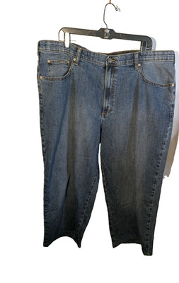 Lee Mens Loose Fit Jeans 44x24 Blue Denim Classic Five-Pocket Style