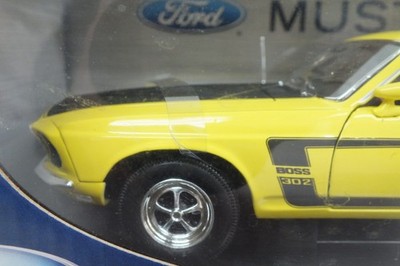 1969 Ford Mustang Boss 302 Welly 1:18 Die Cast | eBay