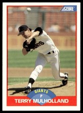 1989 Score Terry Mulholland San Francisco Giants #474