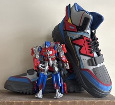 Optimus Prime Colour Wave Basketball Shoes High-Top Sneakers UK Size 10 - New