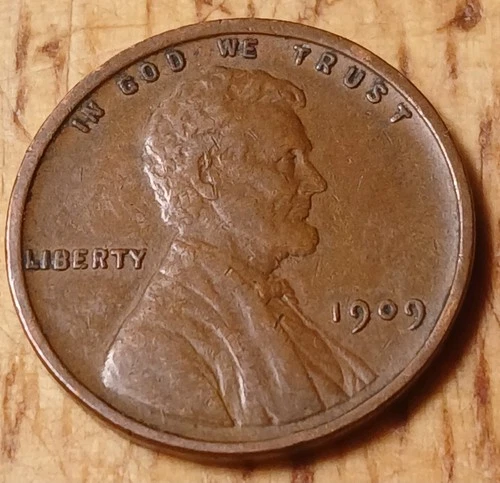 Lincoln Wheat Cent 1909 P VF #16