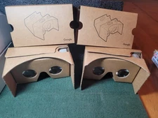 GOOGLE Cardboard VIRTUAL REALITY GLASSES SET OF 2