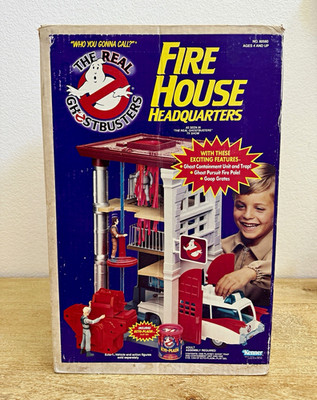 Kenner The Real Ghostbusters Fire House HQ Playset BOX ONLY