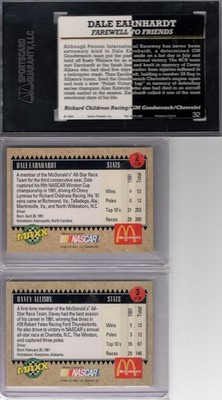1994 トリプルクラウン ナリタブライアン カードセット 1994 Action Packed #32 Dale Earnhardt SR Auto (Davey Allison