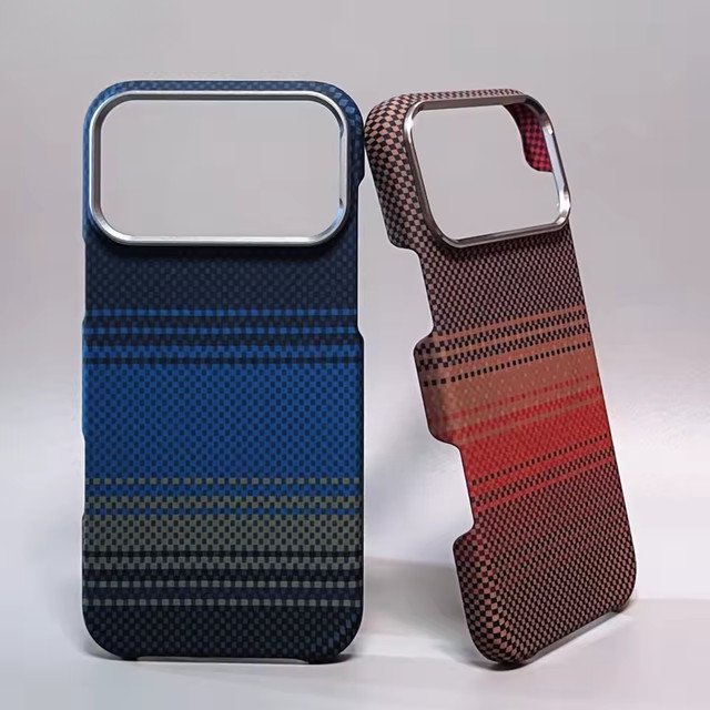 Carbon-Optik Slim Hülle für iPhone 18 17 16 15 14 13 Pro Max Case Schutzhülle
