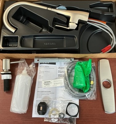 NEW Moen 87599SRS Kiran Spot Resist Stainless High Arc Pulldown Faucet B164