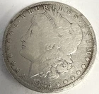 1885 P Morgan Silver Dollar $1 90% Silver. U GRADE!