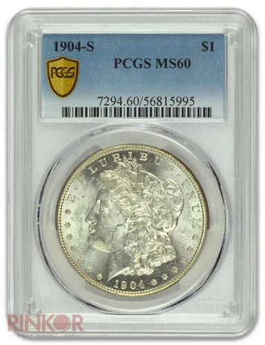 1904-S $1 Morgan Dollar PCGS MS 60
