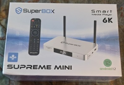 SuperBox Supreme Mini Android TV Box | Compact Design | Fast Shipping