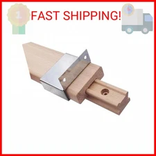 Btibpse Wooden Drawer Slides 16 Inches Classic Wood Center Guide Track with Slid