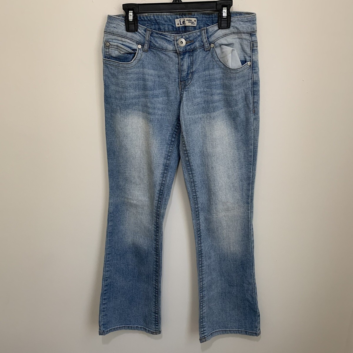 women's juniors jeans Ashley low rise bootcut Flare Y2K