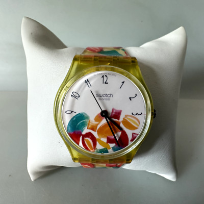 Swatch Uhr JEU D'ENFANT GL113 Originals Gent 2003 Candy Swiss Made Armbanduhr