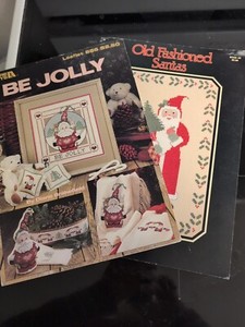 BE JOLLY & Old fashioned Santas CROSS STITCH CHART