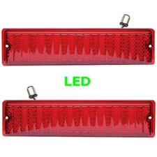 1968~1969 ChevyII Nova Tail Lamp LED Tail Light RED Lens Pair 2 PCS Set Dynacorn