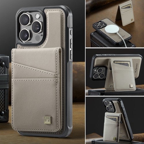 Custodia portafoglio AutSpace Flip in pelle per iPhone Samsung rimovibile 2 in1 cover - Foto 21 di 53