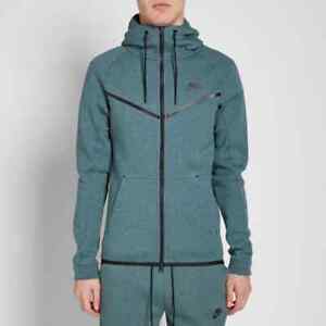Details about Nike Tech Fleece Windrunner , XXL , NEW , 805144,386 Black Hoodie Blue Green