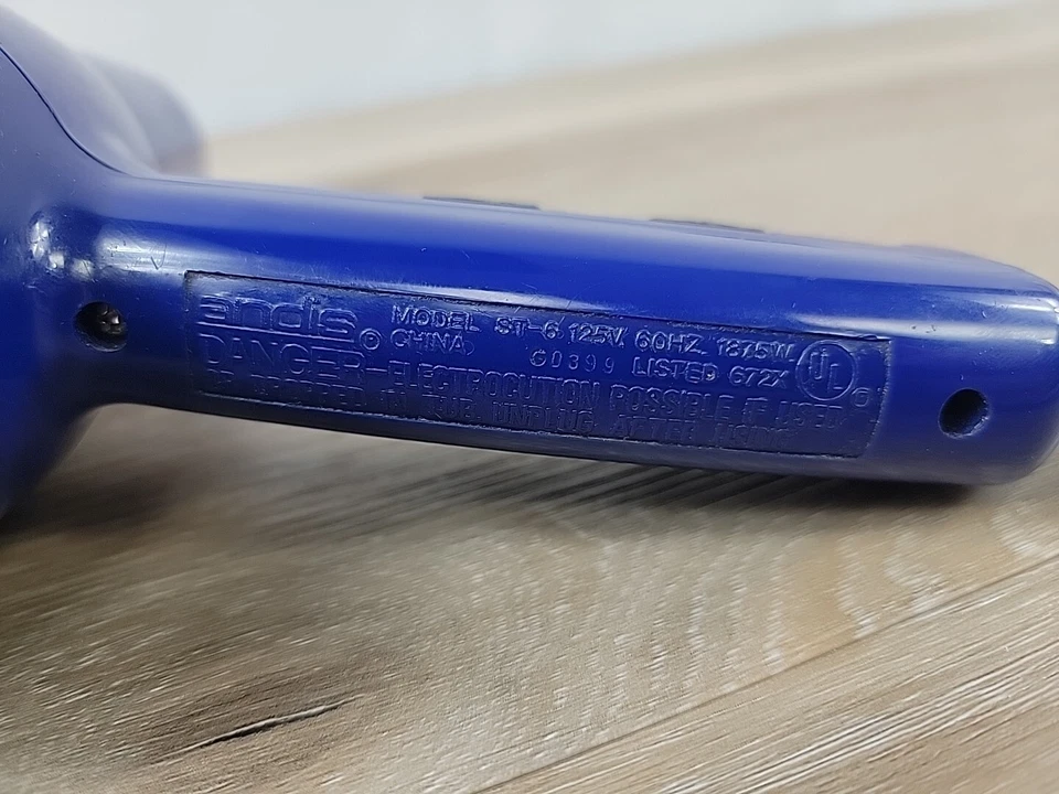 Secador de pelo Andis Ultra 1875W azul 2 velocidades modelo St-6 Foto 4 de 4