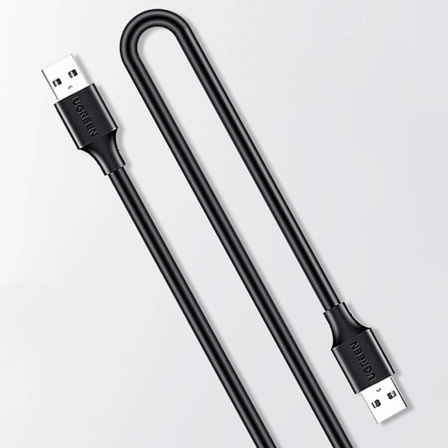 Ugreen USB Kabel kurzes 25 cm Verbindungskabel Datenkabel Typ A-A Ladekabel kurz