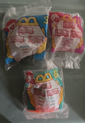 1997 MC DONALDS HAPPY MEAL TOY' 3 DSCHUNGELBUCH ' #3 #4 #6 - kostenloser Versand im Karton
