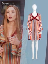 Wanda Scarlet Witch Maternity Sleeping Dress Cosplay Superhero Maximoff Costumes