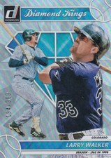 LARRY WALKER /363 DONRUSS DIAMOND KINGS SEASON STATLINE ROCKIES #29 2023 PANINI