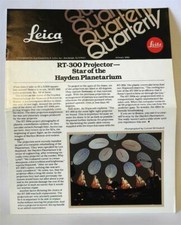 Excellent Leica Quarterly Magazine January 1982 P-4093