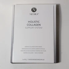 Neora Holistic Collagen Support System 3 Sheet Face Masks NEW Sealed Free Ship