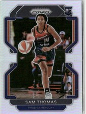 2022-23 Panini Prizm WNBA Silver Prizm Sam Thomas Rookie Phoenix Mercury #148