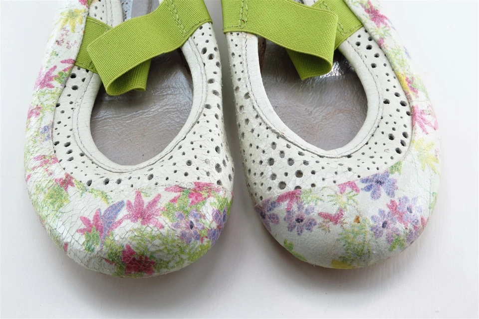 Hispanitas Talla 36 M Verde Punta Redonda Mary Jane Cuero Mujer Foto 2 de 4