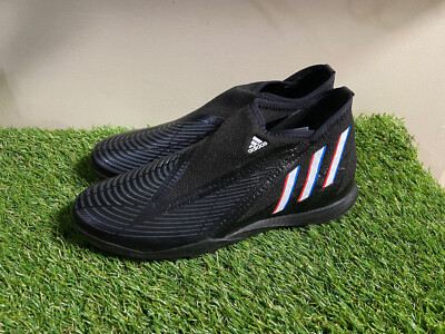 Adidas Men's Predator Edge.3 LL TF Turf Black Soccer Shoes Adidas Men's Predator Edge.3 LL TF Turf Black Soccer Shoes