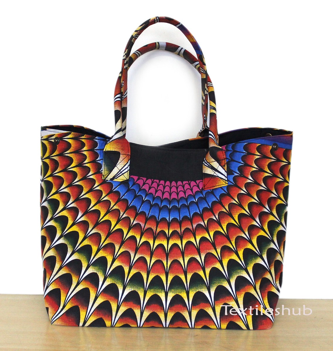 New Indian Handmade Women Cotton Multi Color Mandala Handbag Tote
