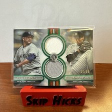 2024 Topps Tribute Dual Relic  ROGER CLEMENS   ANDY PETTITTE /99 GREEN Yankees