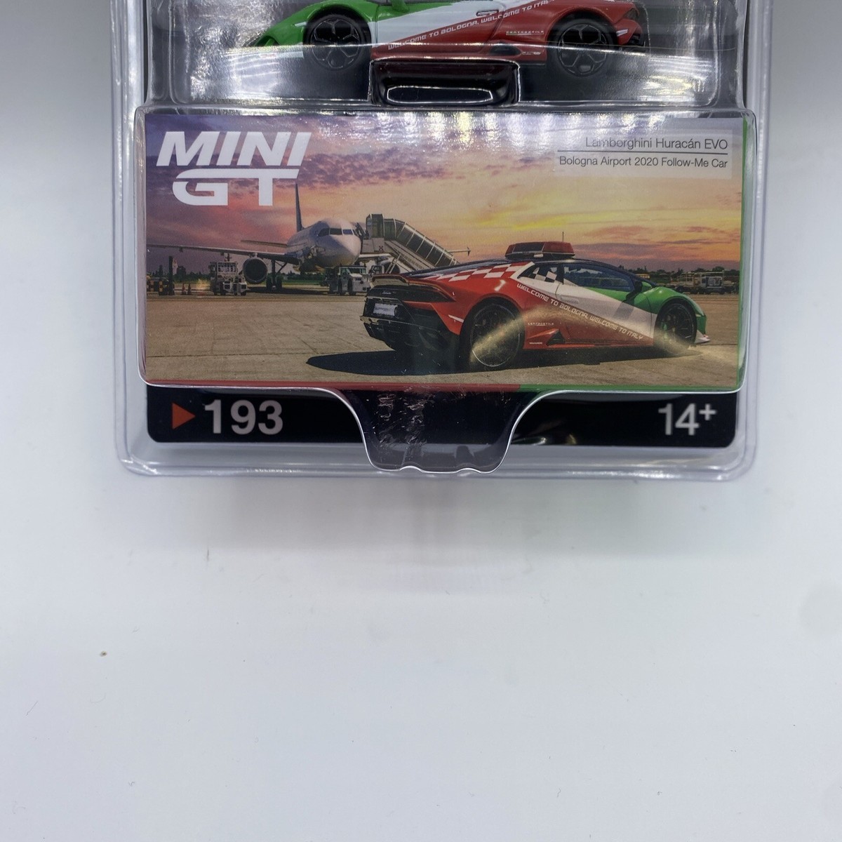 ミニカー MINI GT Lamborghini Huracan EVO Bologna Diecast 164 | Mini GT Lamborghini Huracan EVO Follow-Me Car