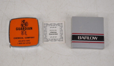 Barlow Advertising Tape Measure Guardian Chemical Company Atlanta GA Closed