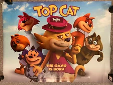 Top Cat Begins (2016) quad film movie cinema poster