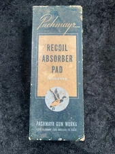 Vintage Pachmayr Gun Works Recoil Pad Box Paper & 2 But Pads Shotgun Duck