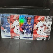 2022 Topps Series 1 Baseball Stars OF MLB Juan Soto x2 + Welcome to the Show x2