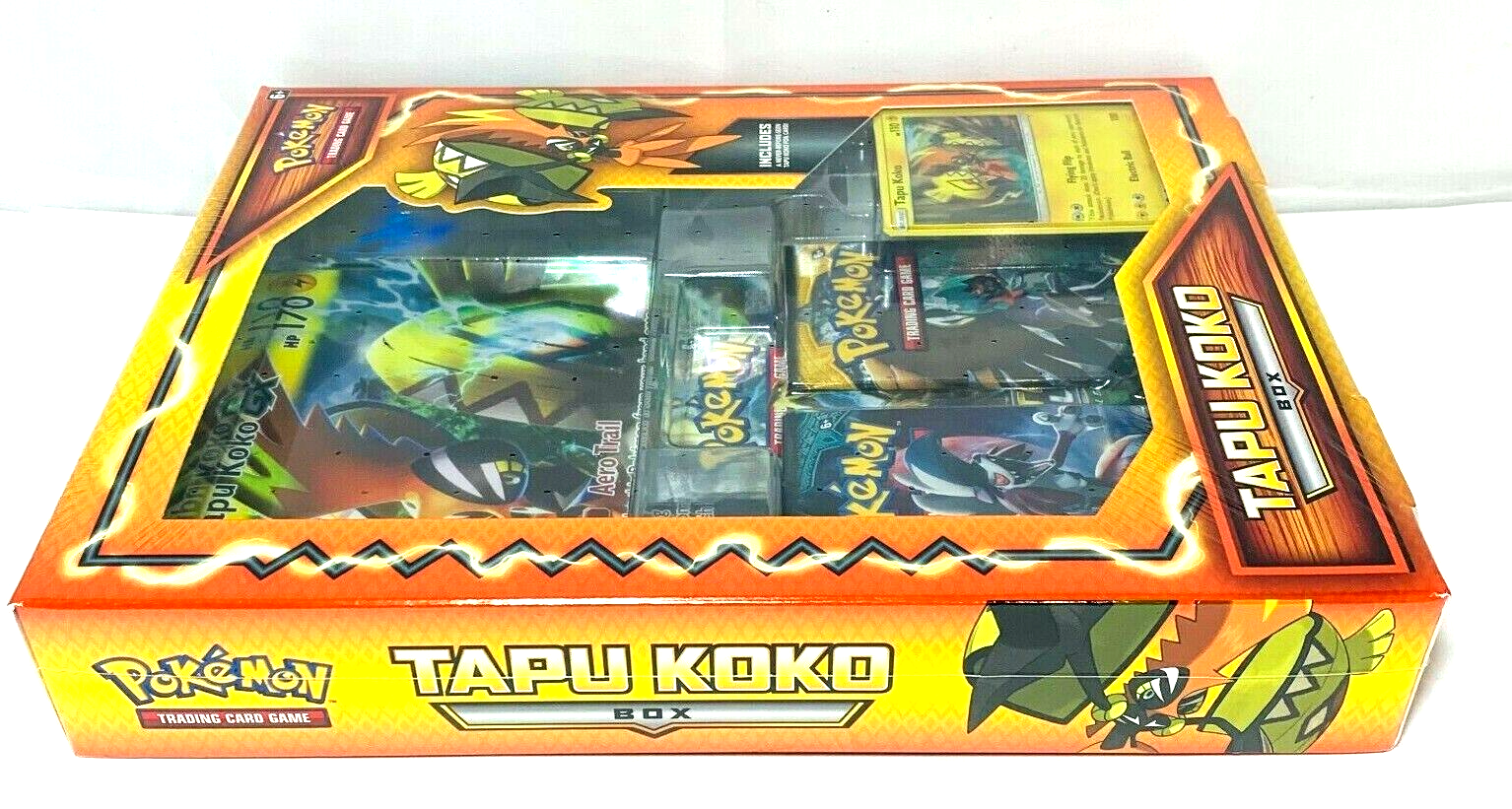 Cards and Comics - Now in stock! Pokémon Tapu Koko box. You get 3 pack and  a promo and a big card! #pokemon