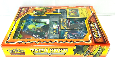 Pokemon TCG Tapu Koko Box, New & Sealed, Includes Booster Packs + Promo  Card