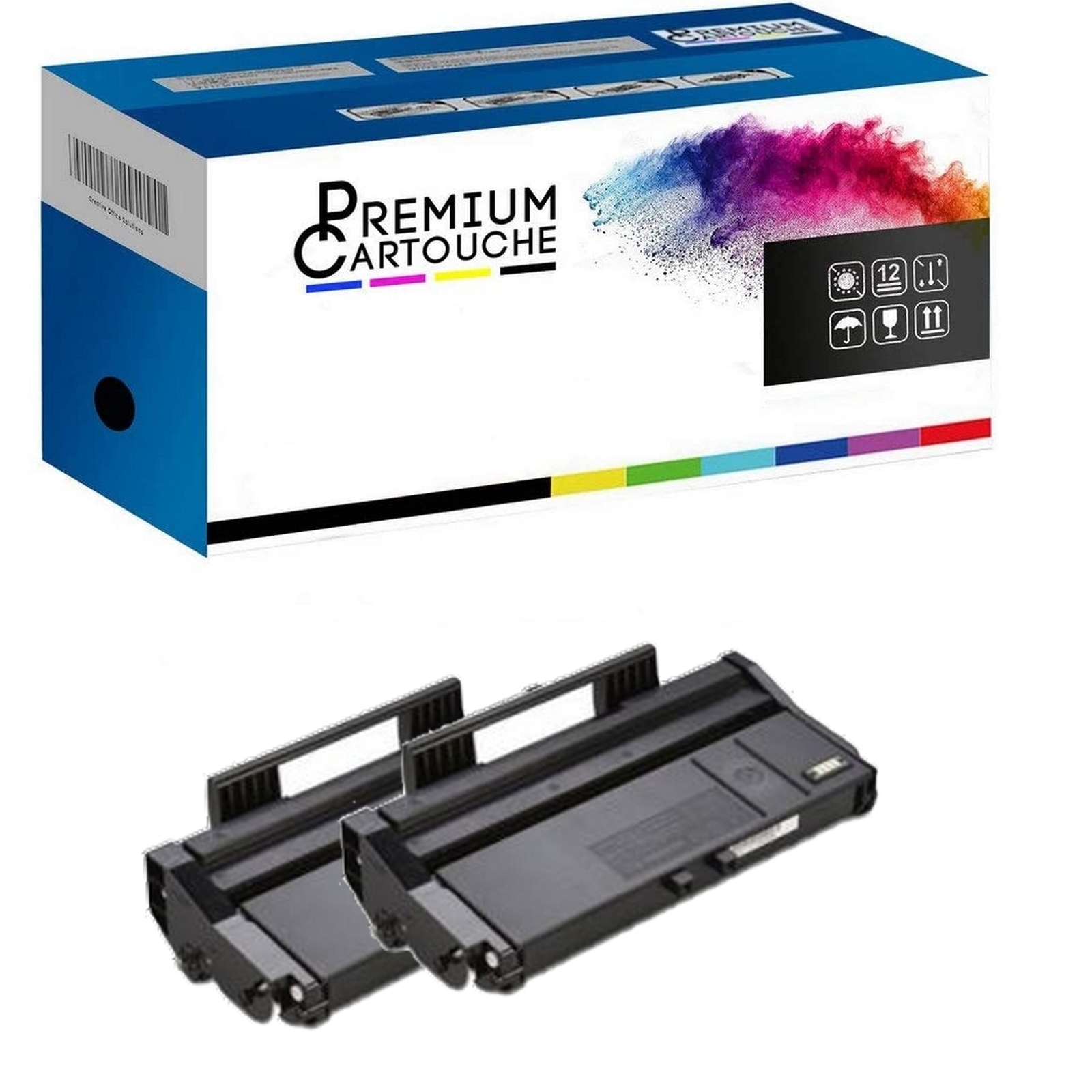 Toner 408010 TYPE 150HC noir pour éviter les pannes d'encre en plein travail